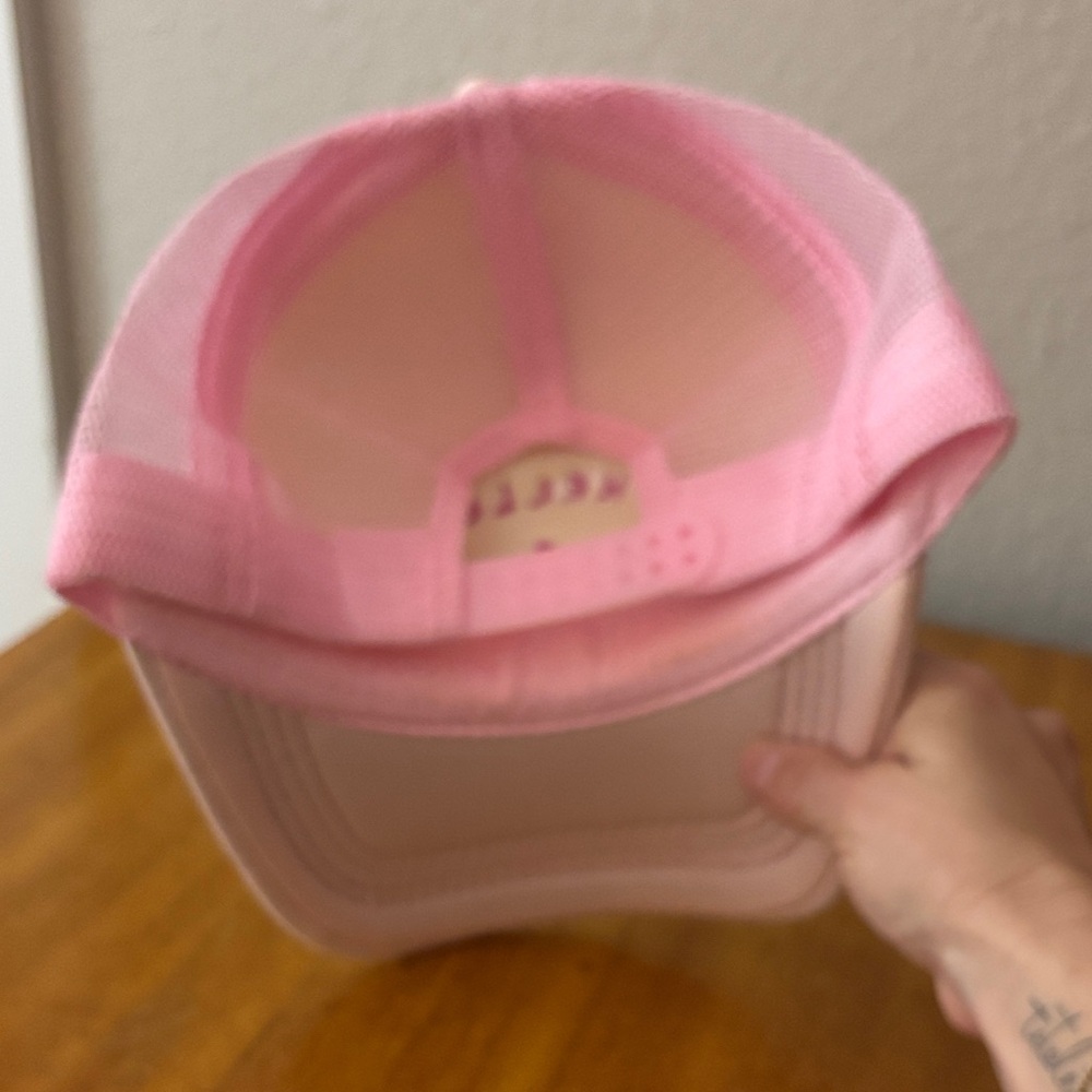 Pink 'Hello Weekend' Trucker Hat - Picture 2 of 2